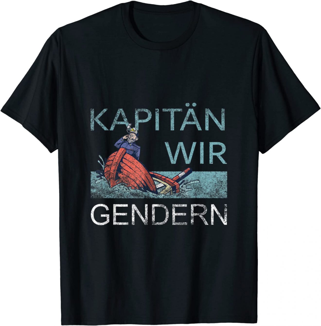 Kapit N Wir Gendern Lustiges Spr Che S Chsisch Piraten T Shirt