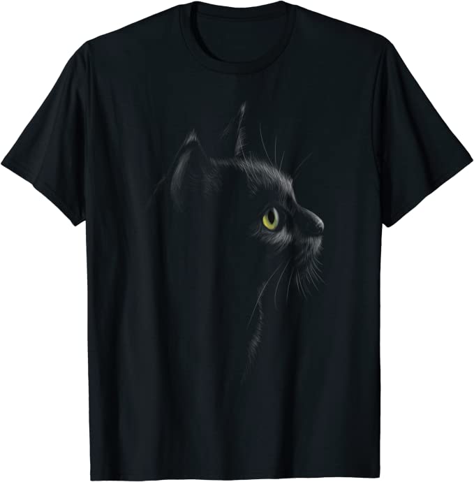 Katze Portrait Katzenkopf Katzen T-Shirt