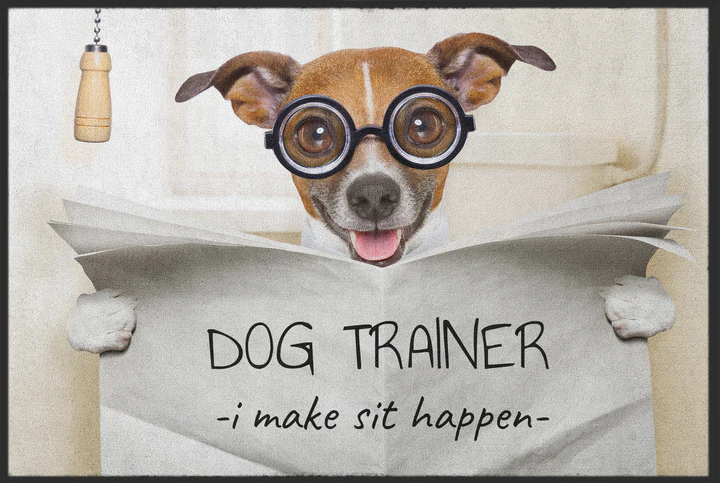 Lustige Fußmatten - Dog Trainer