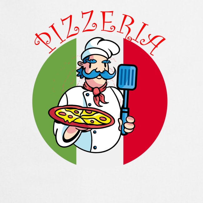 Pizzeria mit witzigen Italienischen Bäcker