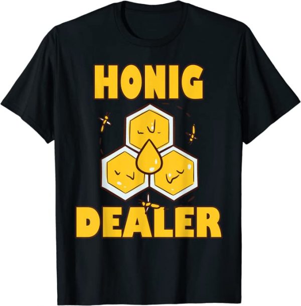 Honig Dealer Imker Bienenzüchter Bienen Honigwabe T-Shirt