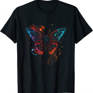 Schmetterling-Effekt – bunte Blitz-weiche Grunge-Ästhetik T-Shirt