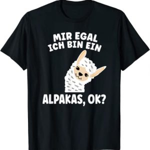 Mir egal ich bin ein Alpaka ok? Mädchen Alpaka Liebhaberin T-Shirt