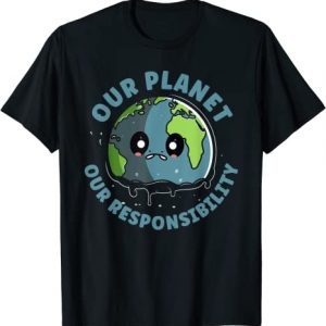 Our Planet Our Responsibility - Zukunft und Umwelt Design T-Shirt