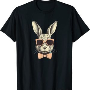 Hase mit Sonnenbrille Ostern Tag für coole Jungen Männer Kin T-Shirt