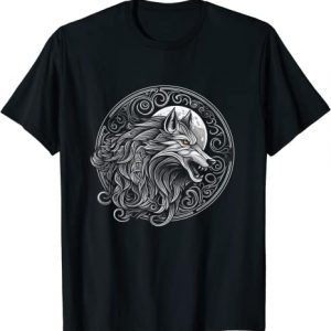 Fenris Wolf Design - Ragnarök Wolf Wölfe Wolfskämpfer T-Shirt