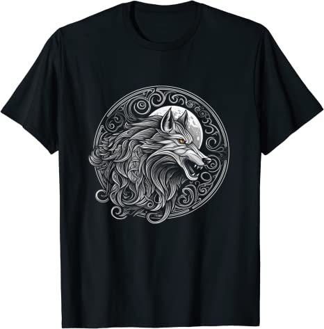 Fenris Wolf Design - Ragnarök Wolf Wölfe Wolfskämpfer T-Shirt