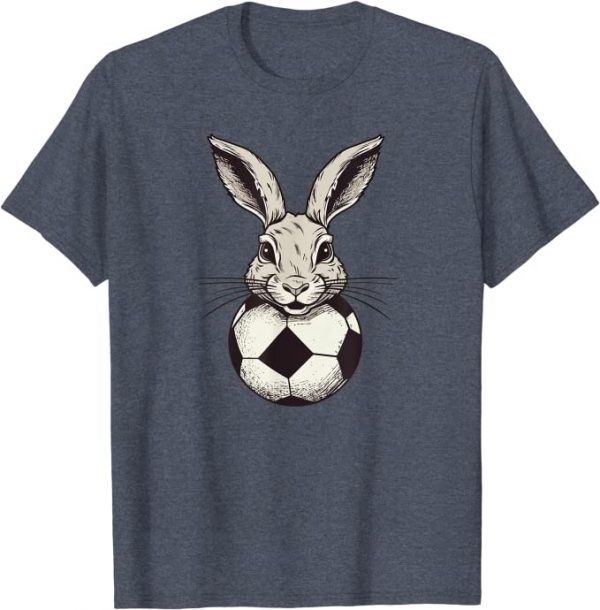 Frohe Ostern Fußballhase Trainer Fußballjunge T-Shirt