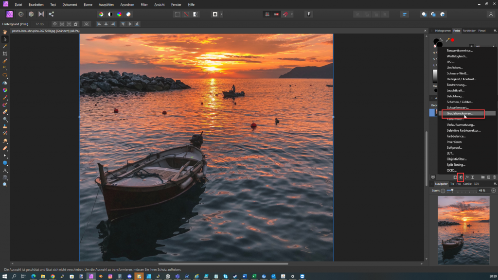 Affinity Photo - Bilder bearbeiten