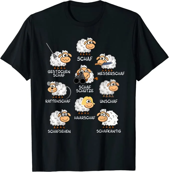 Shirt mit Schaf Wortspiel - Die witzigsten Shirts im Internet