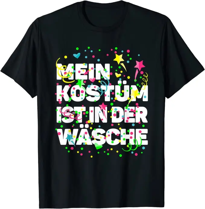 Karneval Kostüm Wäsche Fasching Shirt lustiger Kostümersatz T-Shirt