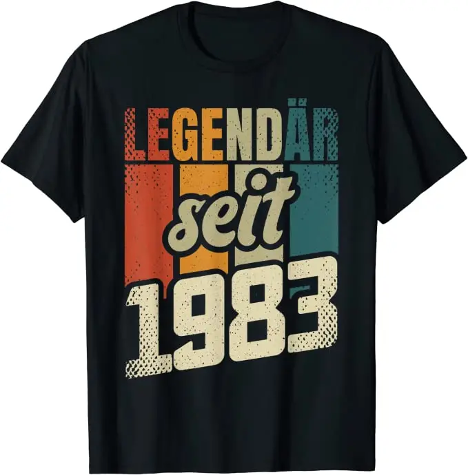 40. Geburtstag Mann Frau 40 Jahre 1983 Deko Lustig Geschenk T-Shirt