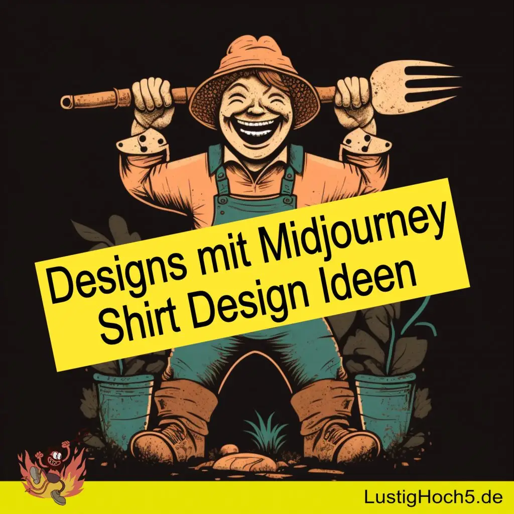 Designs mit Midjourney Shirt Design Ideen