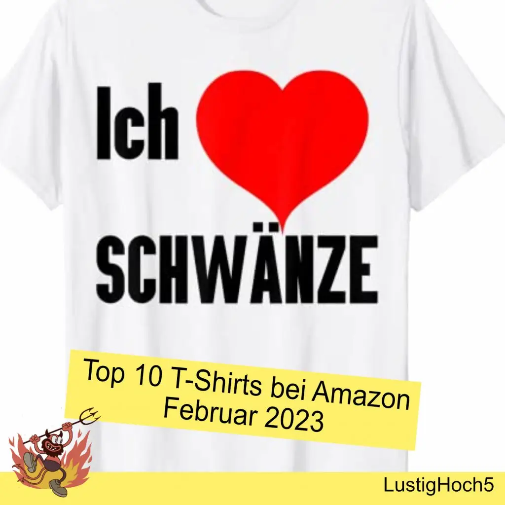 Top 10 T-Shirts bei Amazon Februar 2023