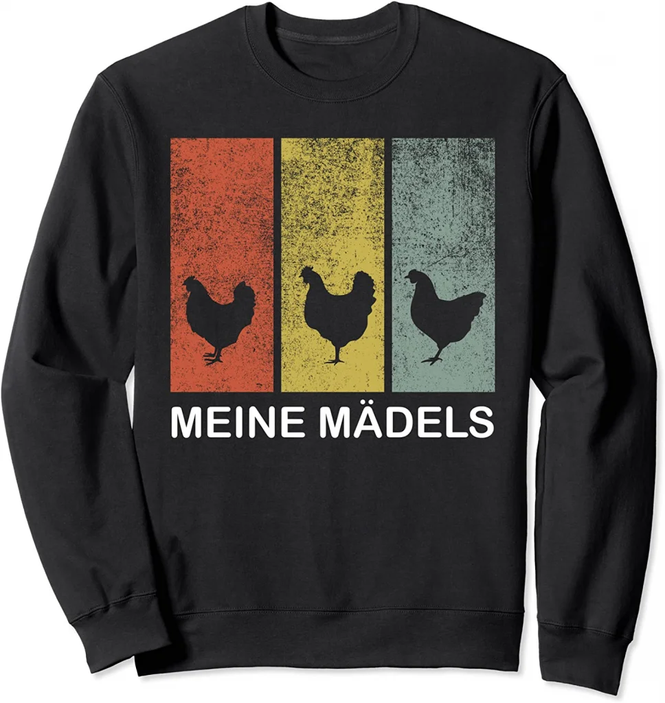 Hühner - Meine Mädels - Landwirtin Landwirt Hühnerhof Sweatshirt - Bauern Pullover